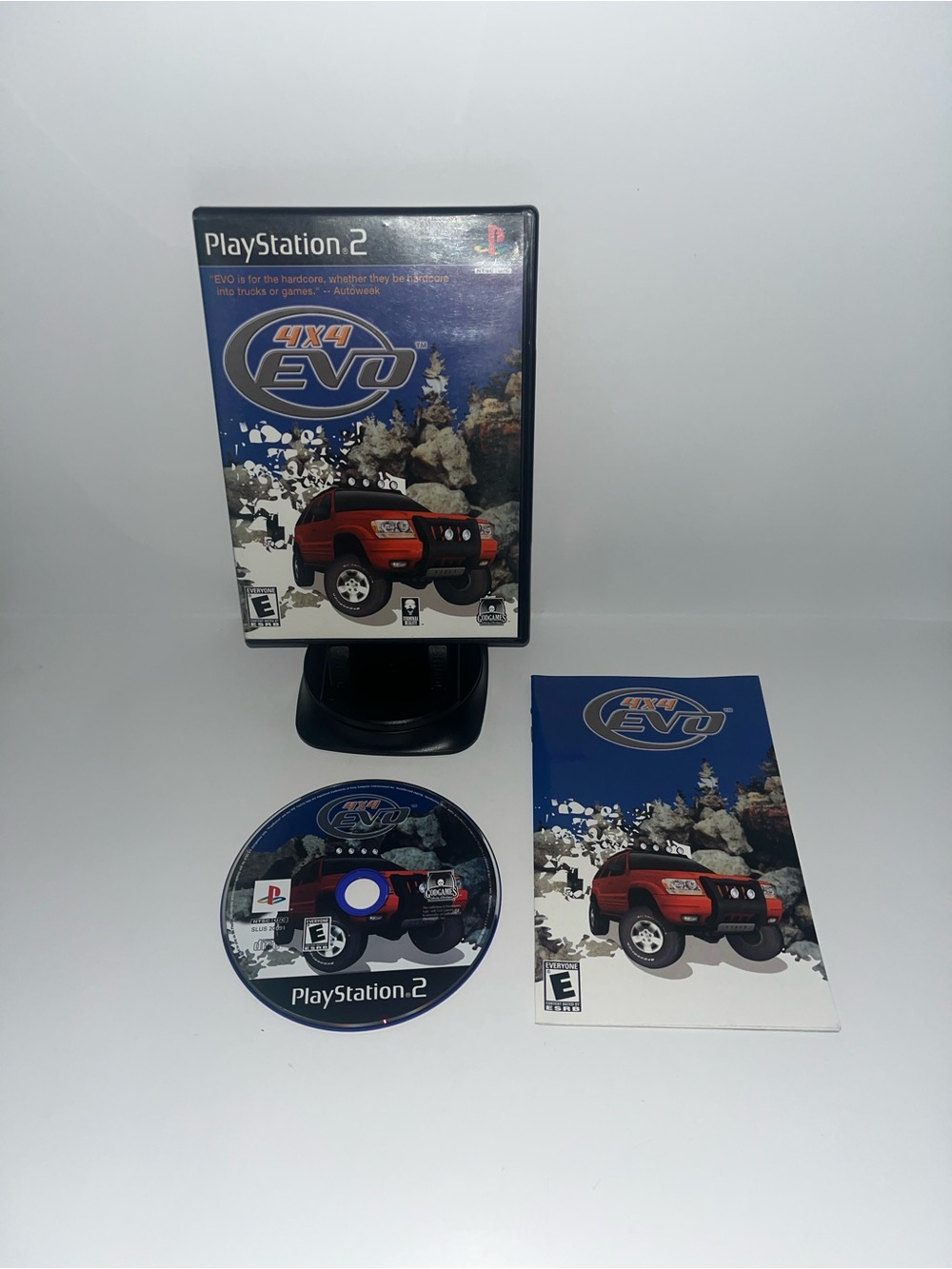 Sony PlayStation 2 4x4 Evo Video Game - Blue & Red Cover